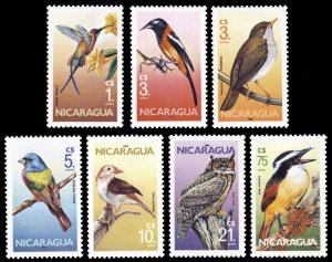 Nicaragua 1986 BIRDS Scott #1500-1506 Mint Never Hinged