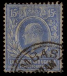 East Africa and Uganda 1907 SC# 36 Used E90