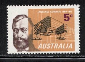 AUSTRALIA Scott # 391 MH -  Lawrence Hargrave & Sketch For 1902 Seaplane