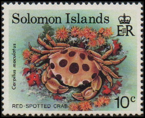 Solomon Islands 734 - Mint-NH - 10c Red Spotted Crab (1993)
