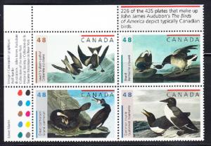 CANADA #1979-1982 Mint NH block of four (1982a) - Birds