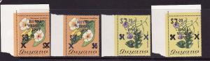 D3-Guyana-Sc#334,4a,335,5a-unused NH-Royal Wedding 1981 over