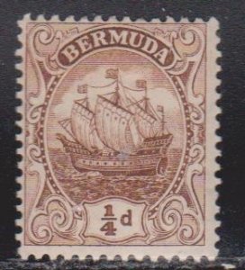 BERMUDA Scott # 40 MH - Caraval Type