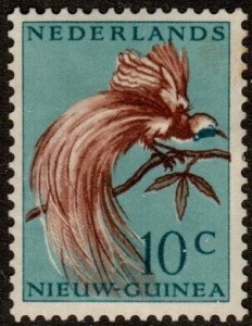 Netherlands New Guinea 25 - Mint-H - 10c Bird of Paradise (1954) (cv $0.40)