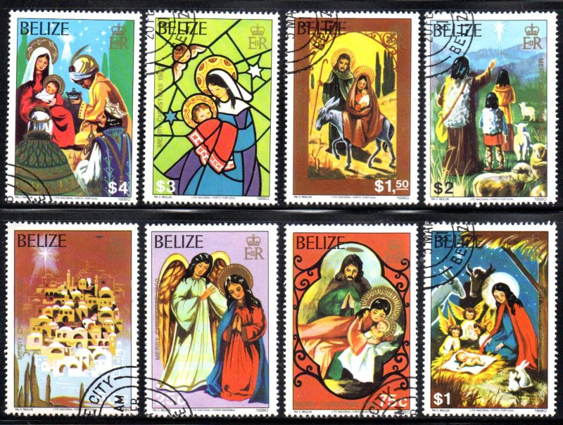 BELIZE 525-32 USED CTO SCV $17.40 BIN $7.00 RELIGION