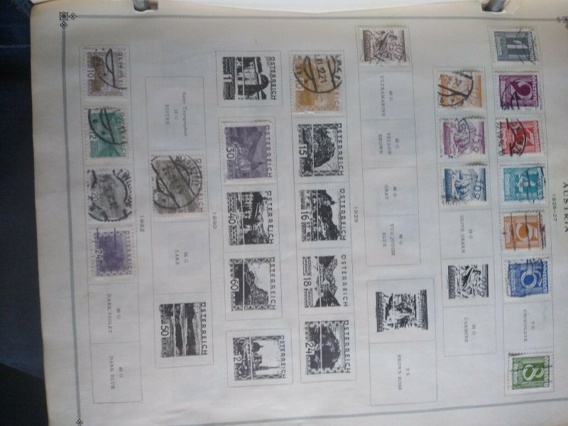 187 Austria stamps 1800s 1900s Collection. 