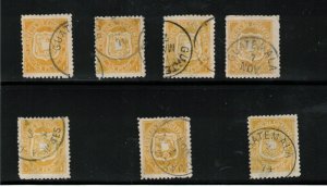 Guatemala #6 Very Fine Used With CDS Cancels