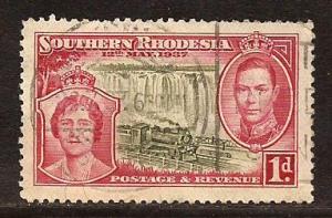 Southern  Rhodesia  #  38  used