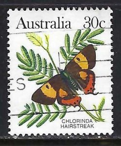 Australia 875A VFU BUTTERFLY O161-9