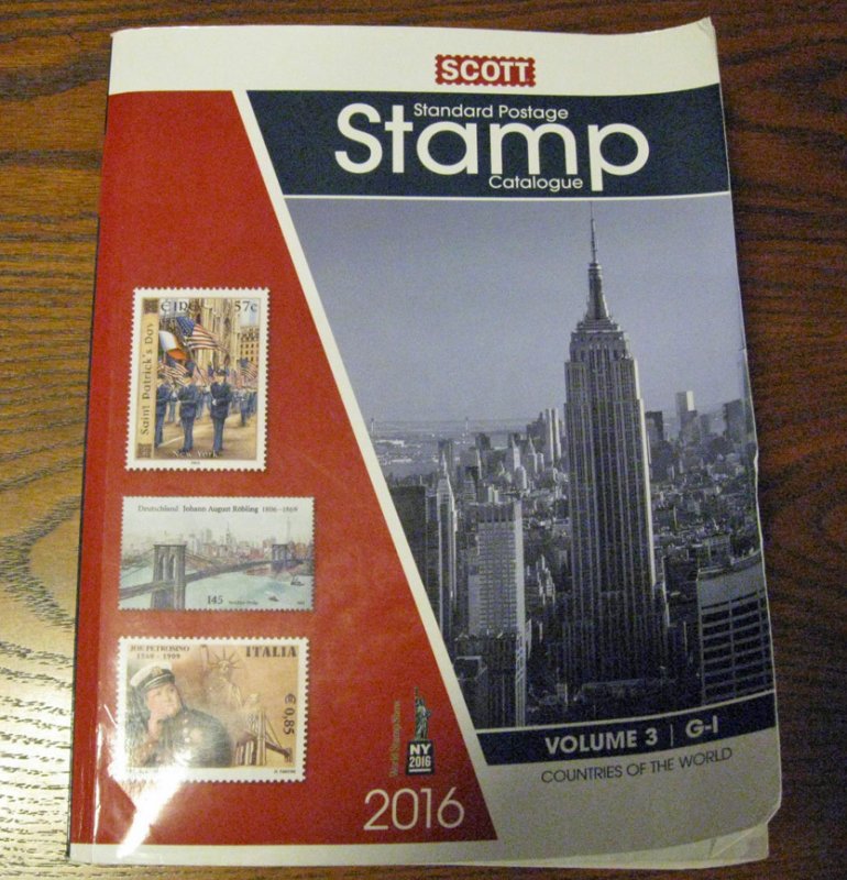 2016 Scott Stamp Catalogue Countries G-I