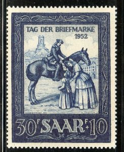 Saar # B91 Mint Never Hinge  CV $ 12.00