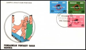 Malaysia 170-172 U/A FDC