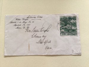 Mexico 1938 to U. S. A  postal cover Ref 64754