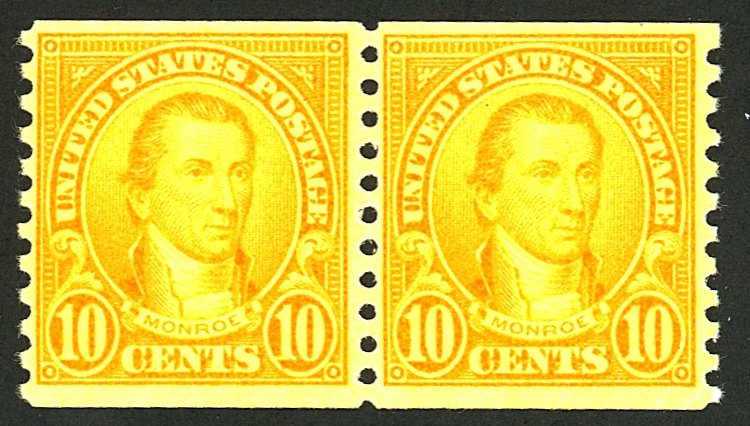 U.S. #603 MINT PAIR OG NH