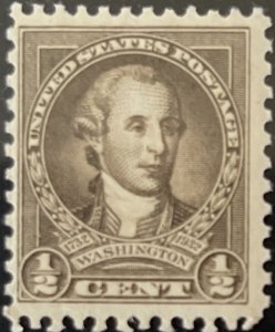 Scott #704 1932 ½¢ Washington Bicentennial MNH OG