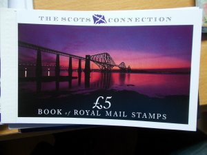 DX10 £5 The Scots Connection Prestige Booklet Complete Cat £22 Superb U/M 