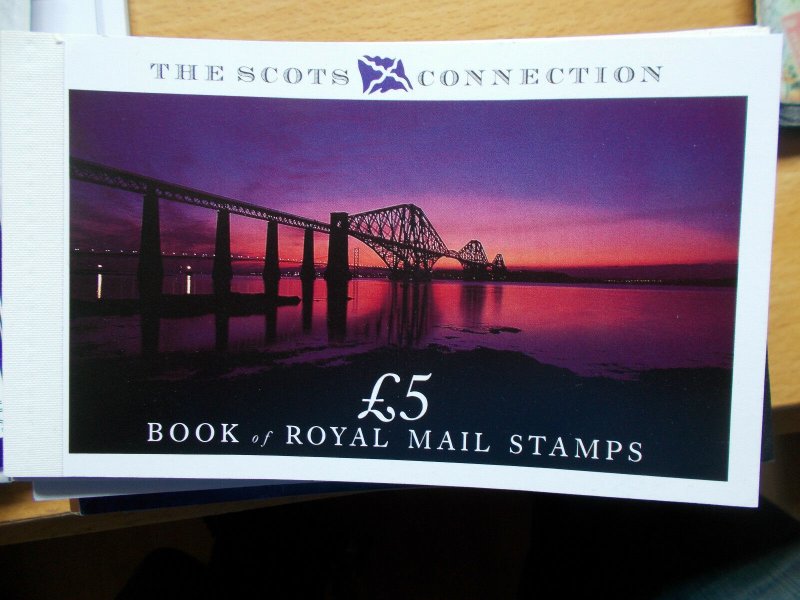 DX10 £5 The Scots Connection Prestige Booklet Complete Cat £22 Superb U/M 