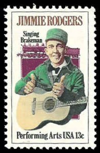 PCBstamps   US #1755 13c Jimmie Rodgers, 1978, MNH, (1)