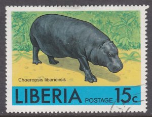 Liberia 766  Pigmy Hippopotamus 1976