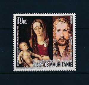[104644] Mauritania 1984 Art painting Durer Madonna with child From set MNH