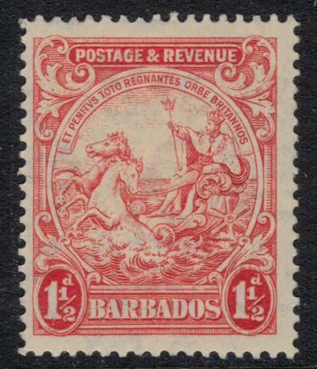 Barbados #168b*  CV $17.50