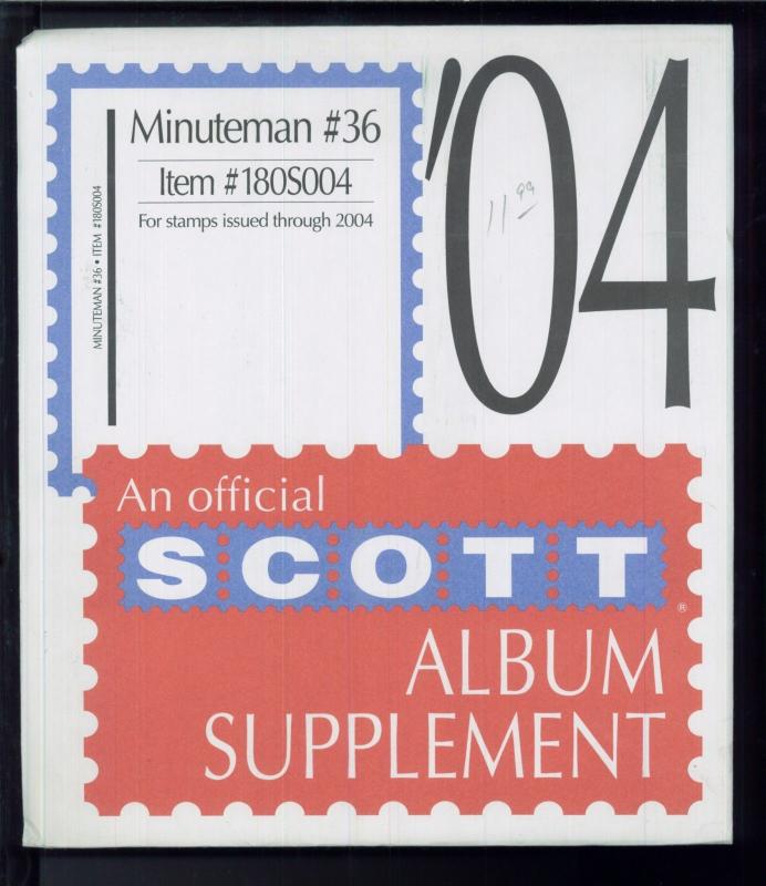 2004 Minuteman #36 United States Stamp Album Supplement Item #180S004