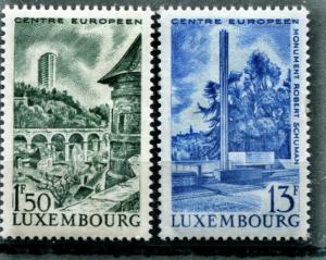 LUXEMBOURG  445-46 MNH 1966 TOWER BUILDING