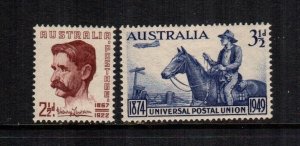 Australia  222 - 223    MNH cat $ 1.10