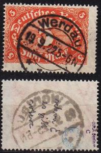 GERMANY REICH [1921] MiNr 0174 c ( O/used ) [01] geprüft