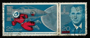 Space, DDR, 20Pfg., Pair (RT-1155)