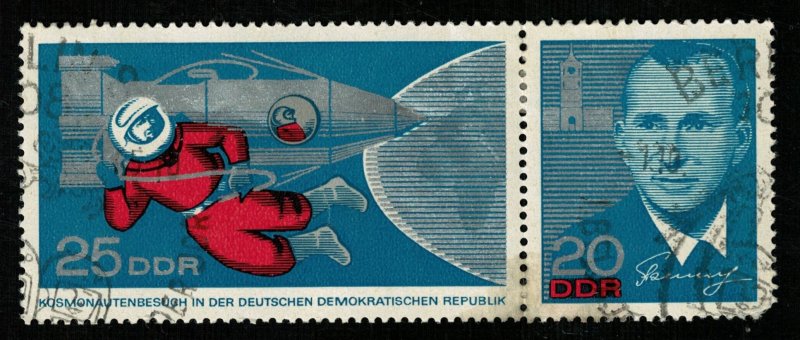 Space, DDR, 20Pfg., Pair (RT-1155)