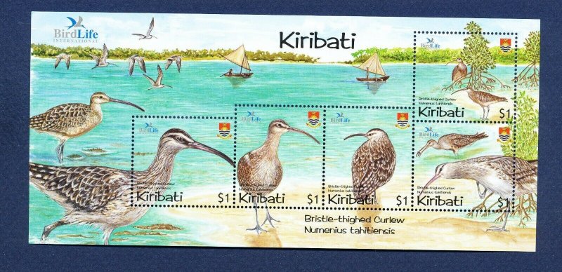 KIRIBATI - Scott 849 - FVF MNH S/S - Curlew, Birds - 2004