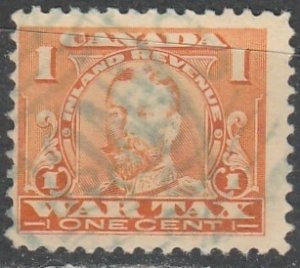 Canada / Taxe de guerre  / VanDam  FWT17   Le $0.01