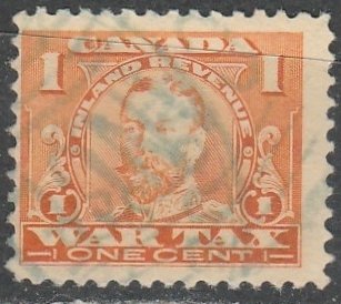 Canada / Taxe de guerre  / VanDam  FWT17   Le $0.01