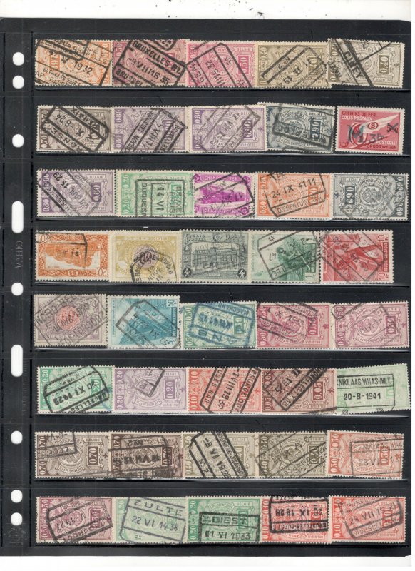 BELGIUM COLLECTION ON STOCK SHEET MINT/USED