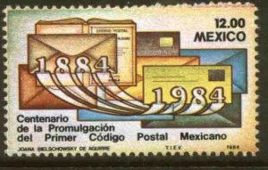MEXICO 1344, Centenary of the First Postal Code. MINT, NH. VF.