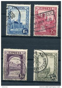 Belgium 1929 Mi 266-9 Used Cathedrals Cv 22 euro