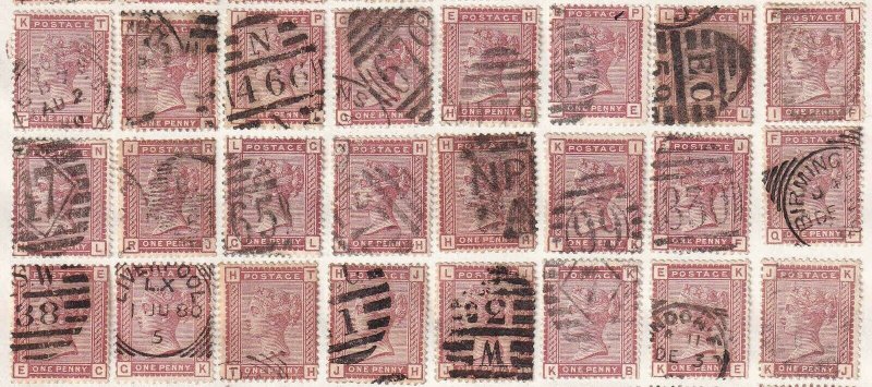 GREAT BRITAIN SC 79 CANCELS SOUND x24 $318 SCV MOUNTED #2