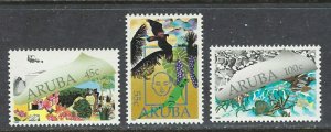 Aruba 53-55 MNH 1990 set (ap8743)