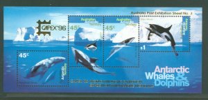 Australian Antarctic Territory #L97c  Souvenir Sheet