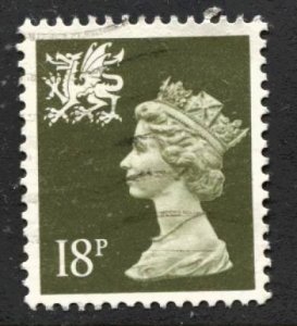 STAMP STATION PERTH Wales #WMH33 QEII Definitive Used 1971-1993
