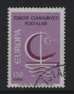 Turkey  #1719  used  1966   Europa  130k