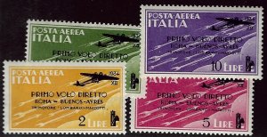 Italy SC#52-55 Mint F-VF SCV$70.00...!!