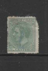SPAIN #243 1879 5c KING ALFONSO XII F-VF USED