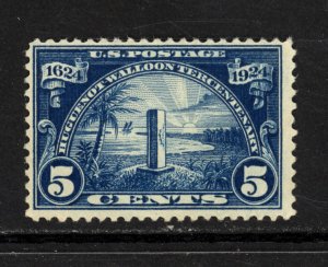 SCOTT 616 1924 5 CENT HUGUENOT WALLOON TERCENTENARY ISSUE MNH OG F-VF CAT 19!