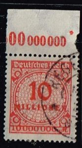 Germany 1923,Sc.#286 used with Margin A.cv.€30