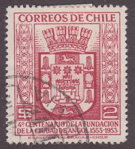 Chile 281 Arms of Angol 1954