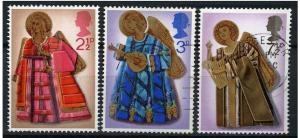 Great Britain 1972 Scott 680, 681 & 682 (3) used - Christmas