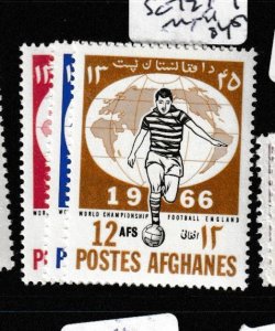 Afghanistan Football SC 727-9 MNH (8ggh)