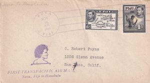 1941, 1st Clipper Flt., Suva, Fiji to Honolulu, HI, See Remark (42979)